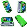 Crystal Grid Case Handy Tasche Cover H�lle GR�N f�r Sony Ericsson Xperia Play / Schutzh�lle Handytasche