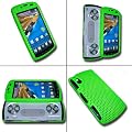Crystal Grid Case Handy Tasche Cover H�lle GR�N f�r Sony Ericsson Xperia Play / Schutzh�lle Handytasche