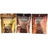 Sheila G's Brownie Brittle 3 Flavor Variety Bundle: (1) Sheila G's Salted Caramel Brownie Brittle, (1) Sheila G's Chocolate Chip Brownie Brittle, and (1) Sheila G's Toffee Crunch Brownie Brittle, 5 Oz. Ea. (3 Bags Total)