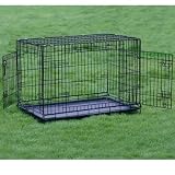 Dog Cage Kennel Puppy Cat Pet Crate Cage Carrier 2 Door Foldable Large 92 X 63 X 72cm *BRAND NEW*