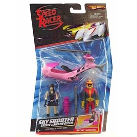 Speed Racer Hot Wheels Sky Shooter 2-Pack Trixie and Snake Oiler by Hot Wheels Speed Racer