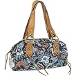 Dolce Girl Printied Corduory Satchel