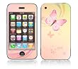 Pink Butterfly Decorative Skin Cover Decal Sticker for Apple 3G iPhone / iPhone 3GS 3G S