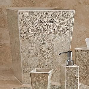 Miraflores Waste Basket - Silver - Frontgate
