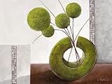 Eurographics H-K-KK2037-VP Keilrahmen, Arrangement in Green I 60 x 80 cm