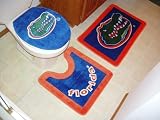 Florida Gators Bathroom 3 Piece Bath Rugs NCAA College Athletics