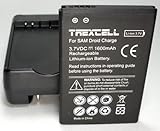 Trexcell 1600mAh Replacement Battery for Samsung Droid Charge + Wall Charge ....
