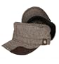 JEDIDIAH HERRING MILITARY STYLE HAT (brown)
