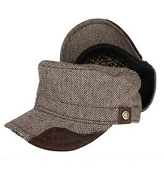 JEDIDIAH HERRING MILITARY STYLE HAT (brown)