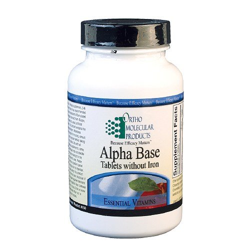 Ortho Molecular - Alpha Base Capsules without Iron - 120 Capsules