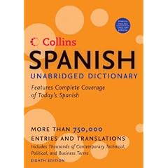 Collins Spanish Unabridged Dictionary, 8th Edition (Harpercollins Unabridged Dictionaries)