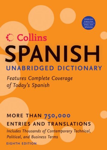 HarperCollins Spanish Unabridged Dictionary, 8th Edition (Harpercollins Unabridged Dictionaries) (Spanish Edition) under Spanish in The Books Store