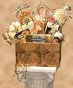 Classic Globe Gourmet Food and Snacks Gift Basket - Gift Box