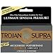 Trojan Supra Microsheer Polyurethane Ultra Thin Lubricated Premium Condoms 6 ct (Pack of 3)