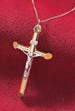 14K Gold Crucifix Necklace