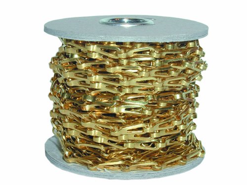 Chandelier Chain 11/16-inch Brass (priced and sold by the metre up to 10 metres ~ please amend the quantity in the shopping cart to show the length you require) (U-G0053)