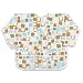 Bumkins Waterproof Art Smock - Blue/Chocolate Cubes