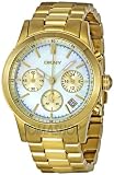 DKNY Gold Round Chronograph Mother-of-pearl Dial Womens watch NY8062