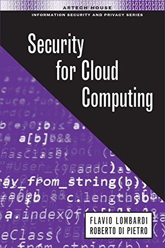 Security for Cloud Computing (Information Security and Privacy)