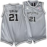 San Antonio Spurs Tim Duncan Infant Replica Onesie Jersey