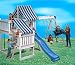 Monkey Playsystem Polymere Coated Wooden Swing Set White Package #2