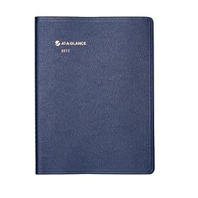 AT-A-GLANCE Recycled Weekly Appointment Book, 8 x 11 Inches, Blue, 2011 (70-950-20)
