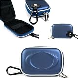 Slim Camera Case for Flip Video MinoHD Camcorder + Screen Protector Kit (Eva Blue)