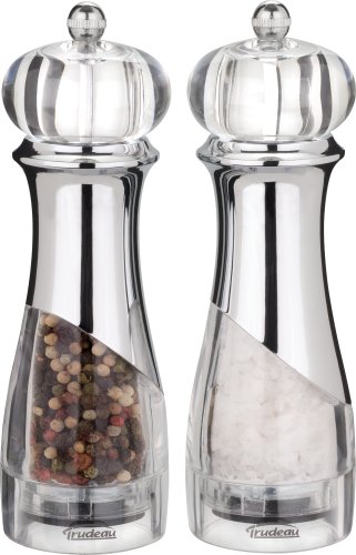 Trudeau Alexa 7-Inch Pepper Salt Mill