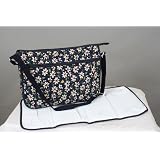 Changing Bag - Navy With Flowers'