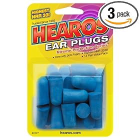 Hearos Xtreme Protection, 14-Pair Foam (Pack of 3)