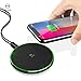 Mcdodo LED Wireless Fast Charger Charging 10W Pad for iPhone X, 8 / 8 Plus, Nexus 5 / 6 / 7, and Other Devices, Provides Fast-Charging for Galaxy S8/ S8+/ S7 / S7 edge / S6 edge+, and Note 5 (Black)