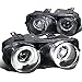 Spec-D Tuning LHP-INT94JM-WJ Acura Integra Rs Gs Ls Black Halo Projector Headlights Lamps