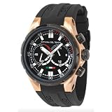 Officina Del Tempo - Sail - Chrono - Rose Gold - Rubber Strap by Officina Del Tempo