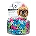 Aria Cotton Gingham Dog Bows Canister, 48-Pack