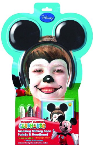 Rubies 5315 - Schminkset Mickey Mouse inklusiv Haarreif mit Ohren