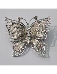 14kt White Gold Diamond Pin & Pendant
