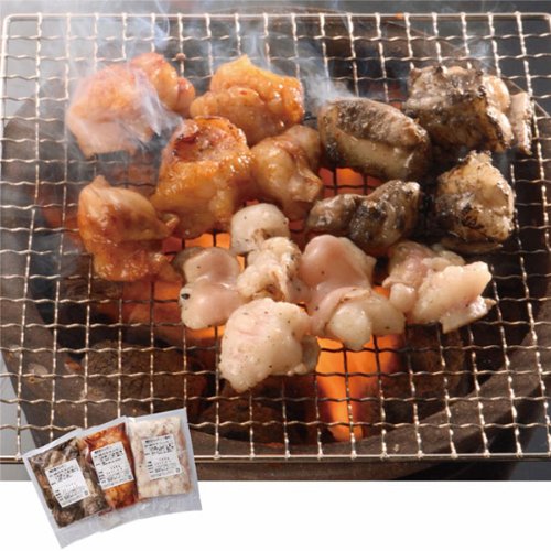 ホルモン三昧福袋「白（塩）、赤（味噌）、黒（黒胡麻）の3種のホルモン焼き 」 /ギフト/内祝/誕生日/御祝/御礼/熨斗
