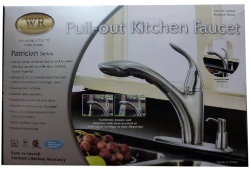 Cheaper Water Ridge Patrician Series Kitchen Faucet Brushed
