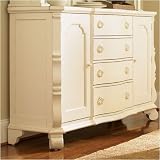 Lexington Long Cove Sag Harbor Buffet and Hutch Set in Shell 01-0800-852 / 01-0800-853