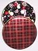 Gourmet Food : Scott's Cakes Licorice Bridge Mix in a Mini Plaid Tin