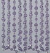 8' Ice Palace Purple Iridescent Beaded Christmas Garland
