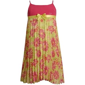 Bonnie Jean Girls 2-6x Chiffon Pleated Dress