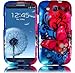 Generic Rubberized Design Cover for Samsung Galaxy S3 i9300 SGH i747, Butterfly Bliss