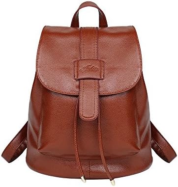Leather casual backpack shoulder bag handbag College Wind Korean tidal