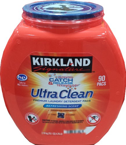 Kirkland Ultra Clean Laundry Detergent 90 Pacs