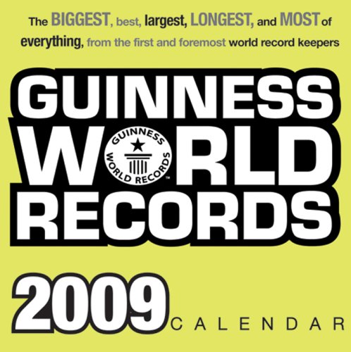  : 2009 Guinness Book of World Records Boxed Calendar