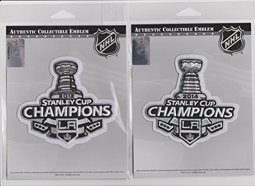 2012 & 2014 NHL Stanley Cup Final Champions L.A. Los Angeles Kings Patch Combo