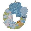 Baby Boy Wreath