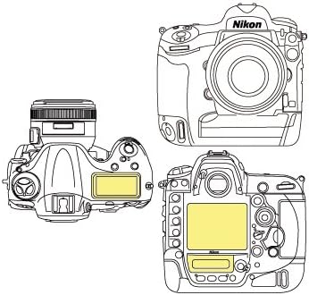 Martin Fields Overlay Plus Screen Protector (Nikon D4) - Includes Secondary LCD Protector,Top LCD Protector