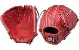 <少年軟式グラブ>ZETT 2008NEWモデル グランステイタス 内海モデル レッド サイズL BJGA71831-6400-LH